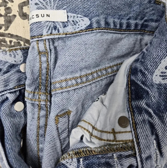 PacSun Eco Butterfly Ultra High Waisted Slim Fit Jeans - Picture 7 of 8